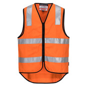 Hi-Vis Cotton Zipped Vest