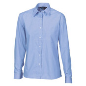 Womens Regular Collar, Side Splits, Single Pocket Long Sleeve Shirt