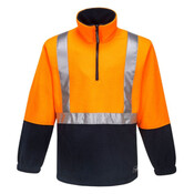 Huski Utility Hi-Vis Contrast 1/4 Zip Polar