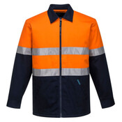 Hi Vis Contrast Insulated Work Jacket