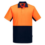 Hi Vis Contrast Class D Short Sleeve Polo Shirt