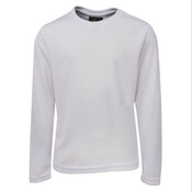 Kids Long Sleeve Poly Tee