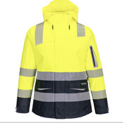 Huski Hi-Vis Womens Contrast Rain Jacket