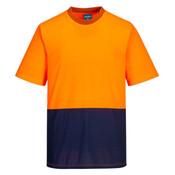 Hi Vis Contrast Class D Tee Shirt Short Sleeve