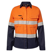 Womens HRC2 Open Front Shirt Long Sleeve