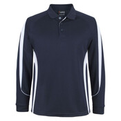 Mens Podium Long Sleeve Bell Polo