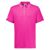Mens Pink Short Sleeve Polo