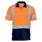 Hi Vis Cool Breathe Polo Shirt with Cross Back