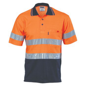 Two Tone Cotton Back Polos with Generic Tape