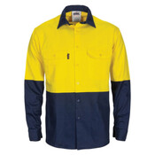 Cool Breeze T2 Vertical Vented Cotton Shirt with Gusset Sleeves