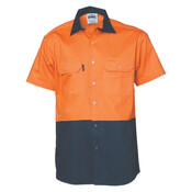 Two Tone Cotton Drill Shirt