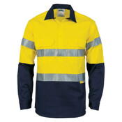 Cool Breeze Close Front Cotton Shirt with 3M R/Tape