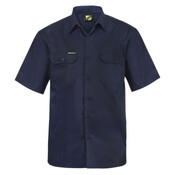Mens Short Sleeve Cotton Drill Shirt