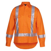Mens Hi Vis (D+N) Long Sleeve 150G TTMC-W Tape Shirt