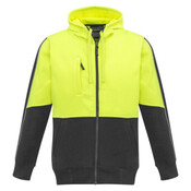 Unisex Hi Vis Full Zip Hoodie