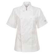 Womens Executive Chefs Lightweight Jacket Short Sleeve
