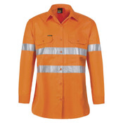 Womens Light Weight Hi Vis Shirt with CSR Tape