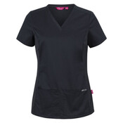Womens Premium Stretch Panel Scrub Top