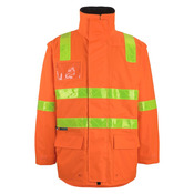 Vic Road (D+N) Zip Off Sleeve Longline Jacket