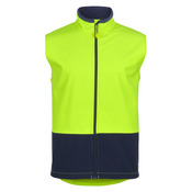 Hi Vis Water Resist Softshell Vest