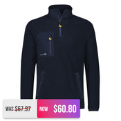 Unisex Streetworx Lightweight 1/4 Zip Polar Fleece