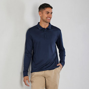 Mens Action Long Sleeve Polo