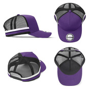 Kids A-Frame Striped Trucker Cap