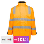 Unisex Hi Vis VIC Rail 4 In 1 Waterproof Jacket