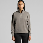 Womens Relax Faded Half Zip