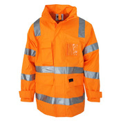Mens Hi Vis VIC Rail Rain Jacket