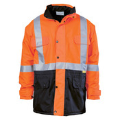 Hi Vis Two Tone Quilted Jacket with 3M R/Tape