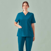 Womens Pulse V-Neck Scrub Top