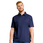 Mens Micro Waffle Polo