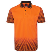 Mens Hi Vis Net Sub Polo