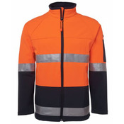 Mens Hi Vis (D+N) Softshell Jacket