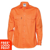 Mens Cool Breeze Work Shirt Long Sleeve