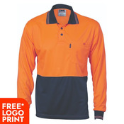 Hi Vis Two Tone Cool Breathe Polo Shirt
