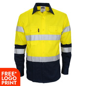 Mens HiVis 2 Tone Biomotion Taped Shirt