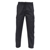 Drawstring Poly Cotton Cargo Pants