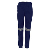Womens Cotton Drill Pants With 3M Reflective Tape