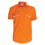 Hi Vis RipStop Cotton Cool Short Sleeve Shirt