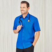 Mens Plain Oasis Short Sleeve Shirt
